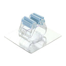 10 PCS Wall-mounted Mop Storage Hooks No-stick Stick Kitchen Bathroom Brush Storage Tools(Blue)