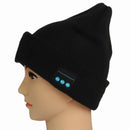Unisex Warm Winter Polyacrylonitrile Knit Hat Adult Head Cap with LED and Bluetooth (Black)