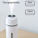 Large Capacity 320ml LED Automatic Humidifier Sprayer, USB Rechargeable Version(White)