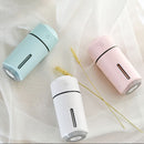 Large Capacity 320ml LED Automatic Humidifier Sprayer, USB Rechargeable Version(White)