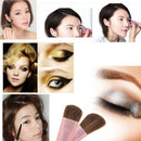 5 PCS Handle Eyes Makeup Brush Set with Aluminum Tube(Gold)