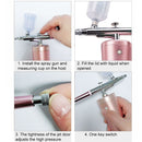 Household Portable Handheld Water Oxygen Apparatus Facial Beauty Water Supplementary Instrument
