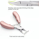 2 in 1 Nail Clipper for Paronychia Stainless Steel Olecranon Nail Nipper & Ingrown Nail Lifter(Red)