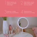 Original Xiaomi Amiro Mini Portable High Definition Sunlight Makeup Mirror (Pink)