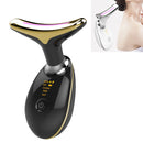 LED Color Light Wrinkle Neck Beauty Instrument (Black Gold)