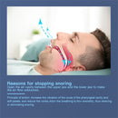 YJK100 Silicone + ABS Stop Snoring Device Anti Snore (Black)