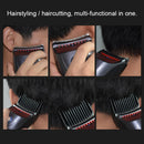 HJ-2018 Men Electric Shaver Fader Self-help Hair Clipper with Wai Cloth + Sponge + Spare Cutter Head, Standard Version, CN Plug