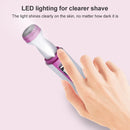 VGR V-701 2 in 1 Home Ladies Shaving Eyebrow Trimming with Base (Rose Red)