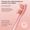 Original Lenovo B002.1-C10FH USB Charging Wireless Sonic Electric Toothbrush with 10 Antibacterial Brush Heads & Storage Box, Flagship Version(Pink)