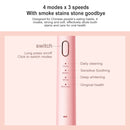 Original Lenovo B002.1-C10FH USB Charging Wireless Sonic Electric Toothbrush with 10 Antibacterial Brush Heads & Storage Box, Flagship Version(Pink)