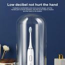Original Lenovo B002.1-C10FH USB Charging Wireless Sonic Electric Toothbrush with 10 Antibacterial Brush Heads & Storage Box, Flagship Version(Pink)
