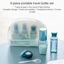 Original Xiaomi Youpin Jordan & Judy 6 PCS Portable Travel Sub-bottling(Sepia)