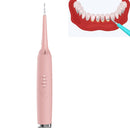 LSHOW YJK031 3.7V USB Charging Three-speed Mode Detachable Household Electric High-frequency Vibration Teeth Polisher with LED Light(Pink)