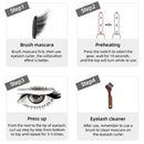 K-CU1911 Portable USB Charging Perm Eyelash Curler (White)