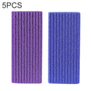 5 PCS 040 PU Striped Grindstone Foot Care Massage File, Color Random Delivery