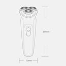 Original Xiaomi Voltage Universal Fit Water Proof Triple Rotary Double Ring Blade Shaving Head Electric Rechargeable Shaver For Men, CN Plug