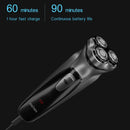 Original Xiaomi Voltage Universal Fit Water Proof Triple Rotary Double Ring Blade Shaving Head Electric Rechargeable Shaver For Men, CN Plug
