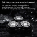 Original Xiaomi Voltage Universal Fit Water Proof Triple Rotary Double Ring Blade Shaving Head Electric Rechargeable Shaver For Men, CN Plug
