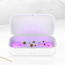 RQW-168 10W Wireless Charging Sterilization Box Smartphone Sterilizer UV Light Disinfection Cleaning Box(White)