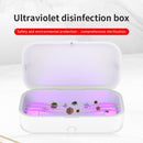 RQW-168 10W Wireless Charging Sterilization Box Smartphone Sterilizer UV Light Disinfection Cleaning Box(White)
