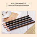 5 PCS 5 Colors Waterproof Sweatproof Eyebrow Pencils Coloured Eyebrow Pen Tools
