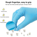 100 PCS Blue Disposable Butyronitrile Gloves Housework Supplies, Size: M, Suitable for Palm Width: 8cm-9cm