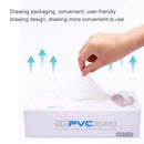 100 PCS Disposable PVC Examination Gloves Household Transparent Touchable Protective Gloves, Size: S