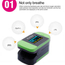 Precision Finger Pulse Oximeter Blood Oxygen Monitor (Blue)