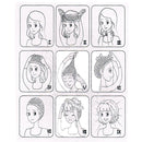 T191006 European and American Wig Headgear with Short and Small Curly Hair for Women (Light Grey)