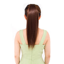 Natural Long Straight Hair Ponytail Bandage-style Wig Ponytail for Womenï¼ŒLength: 45cm (Black)