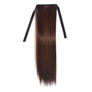 Natural Long Straight Hair Ponytail Bandage-style Wig Ponytail for Womenï¼ŒLength: 45cm (Marron)