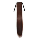 Natural Long Straight Hair Ponytail Bandage-style Wig Ponytail for Womenï¼ŒLength: 75cm (Marron)
