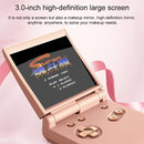 3 in 1 Foldable Games Console Cosmetic Mirror(Red)