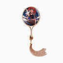 Original Xiaomi Youpin SMATE SJ01 Retro Chinese Style Mini Cosmetic Mirror, Style: Flying Crane & Rosy Clouds