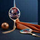 Original Xiaomi Youpin SMATE SJ01 Retro Chinese Style Mini Cosmetic Mirror, Style: The Drunken Beauty