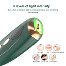 MJ-002 Home Freezing Point Painless Laser Hair Removal Instrument US Plug(Green)
