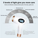 MJ-T41 Home Freezing Point Painless Laser Hair Removal Instrument UK Plug(White)