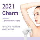 MJ-T42 Home Freezing Point Painless Laser Hair Removal Instrument CN Plug(White)
