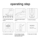 MJ-002 Home Freezing Point Painless Laser Hair Removal Instrument UK Plug(White)