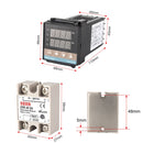 REX-C100 Thermostat + Thermocouple + SSR-10 DA Solid State Module Intelligent Temperature Control Kit