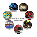 12 PCS Recording Studio Drum Room Acoustic Foam, Random Color Delivery