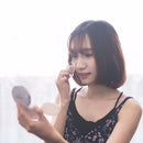 Quadrangle Shaped Great Beauty Facial Makeup Transparent Silicone Smooth Powder Cream Puff(Purple)
