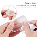 Quadrangle Shaped Great Beauty Facial Makeup Transparent Silicone Smooth Powder Cream Puff(Transparent)