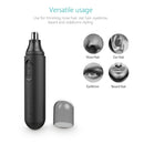 XPREEN XPRE001 High-speed Rotating Electric Nose Hair Trimmer Ear Trimmer Rotation Blade for Men and Women(Black)