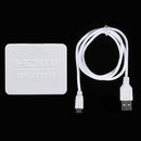 4K HDMI Splitter Full HD 1080p Video HDMI Switch Switcher 1x2 Split Out Amplifier Dual Display for HDTV DVD PS3 Xbox(White)