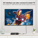 HOWEI HW-2105 Mini AV CVBS/L+R Audio to HDMI Converter Adapter, Support Scaler 1080P (Black)