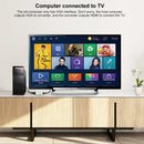 HOWEI HW-2107 HD 1080P Mini VGA to HDMI Scaler Box Audio Video Digital Converter