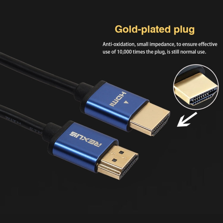 1m HDMI 1.4 Version 1080P Aluminium Alloy Shell Line Head HDMI Male to HDMI Male Audio Video Connector Adapter Cable