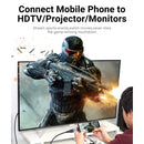 Type-C Male Connector To HDMI Version 2.0 Adapter,Supports 3D Visual Effects