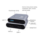 Z37 HDMI Female + Mic to HDMI Female + Audio + USB HD Video & Audio Capture Card with Loop
